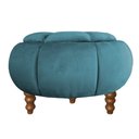 Ver imagem 2 de Puff da Vinci 65 Cm Suede Slk Decor Vermelho Amara Azul Turquesa