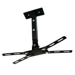 Suporte para Projetor Data Show de Teto e Parede Ajustável Regulagem Universal 3 e 4 Furos - Preto - 5