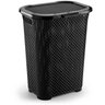 ACESSORIO PARA CASA CESTO RATTAN PRETO 30LTS UNIDADE - 1