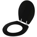Ver imagem 2 de Assento Sanitário Soft Close Aries Preto para Vaso Eternit