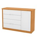 Ver imagem 1 de Cômoda Infantil Tutto New Freijó Branco Soft - Matic