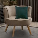 Ver imagem 2 de Capa para Almofada em Veludo Liso Quadrada 50x50 Verde Escuro