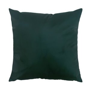 Capa para Almofada em Veludo Liso Quadrada 50x50 Verde Escuro