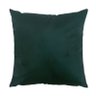 Capa para Almofada em Veludo Liso Quadrada 50x50 Verde Escuro - 1