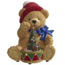 Ver imagem 1 de Enfeite Natal Urso Natalino Arvore Led Som Decoraçao Iluminada Casa Loja Recepçao Festa Fim de Ano C