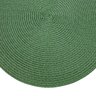 Kit 4 Pçs Jogo Americano Supla Sousplat Mesa Posta Jantar Prato Verde Musgo - 2