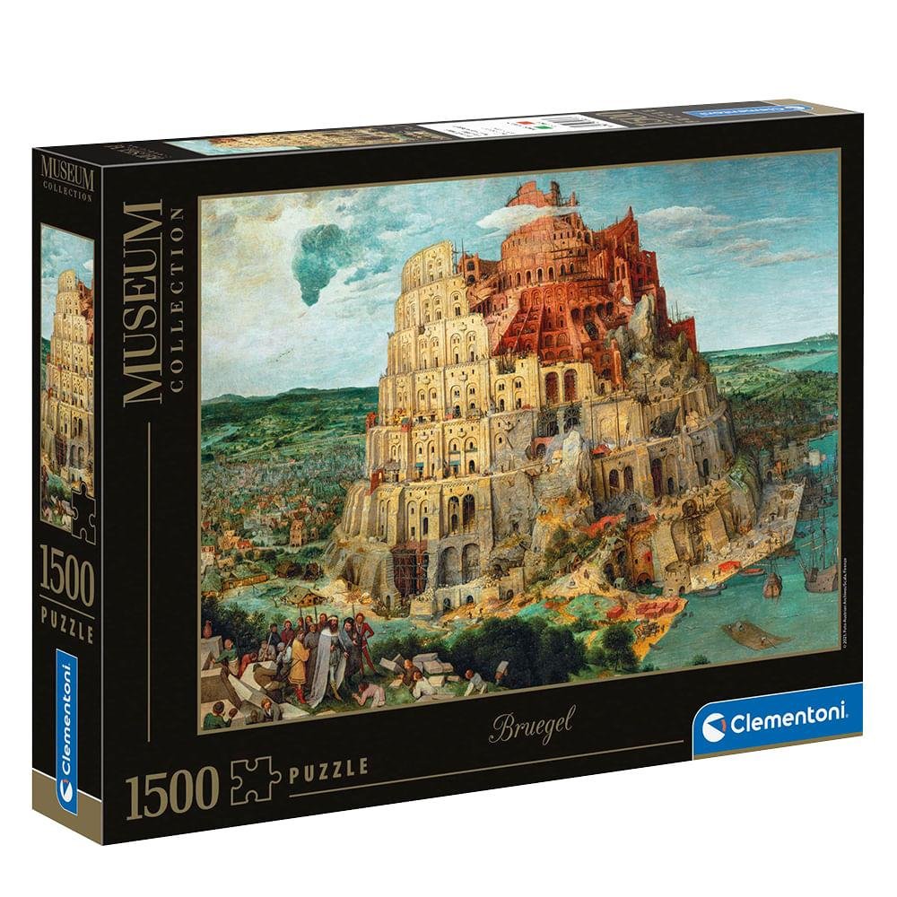 Puzzle 6000 Pièces Clémentoni – La Tour De Babel De Bruegel – Neuf Sous Cellophane