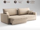 Ver imagem 3 de Sofá Tango 1,80m sem Caixa, Retrátil e Reclinável Linho Soft Bege - Netsofas