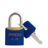 Cadeado Colorido AZUL SM E-25 - 25 MM BL.C/01 Pado - 1