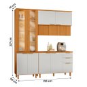 Ver imagem 4 de Conjunto de Cozinha Bari Modulado com 12 Portas e 2 Gavetas
