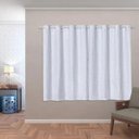 Ver imagem 2 de Cortina Blackout PVC com Tecido Voil xadrez 2,00M x 1,40M
