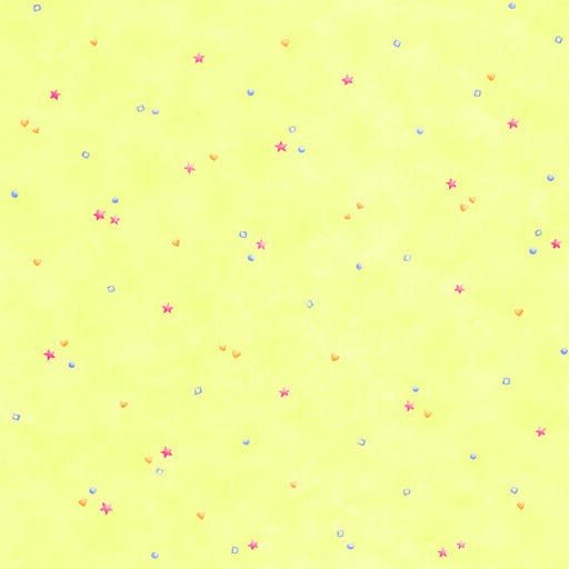 Papel de Parede - Desenhos de Corações e estrelas - Rainbow Sugar F5-5044- Infantil - 10x0,53 cm - 1