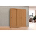 Ver imagem 1 de Guarda Roupa Casal 3 Portas de Correr e 2 Gavetas R589 Canela - Kappesberg