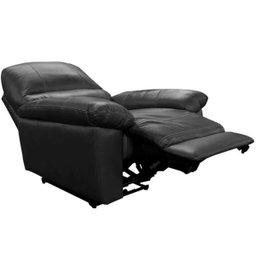 Poltrona do Papai Reclinável Elétrica Armênia Power Touch Couro Preto - Gran Belo - 8