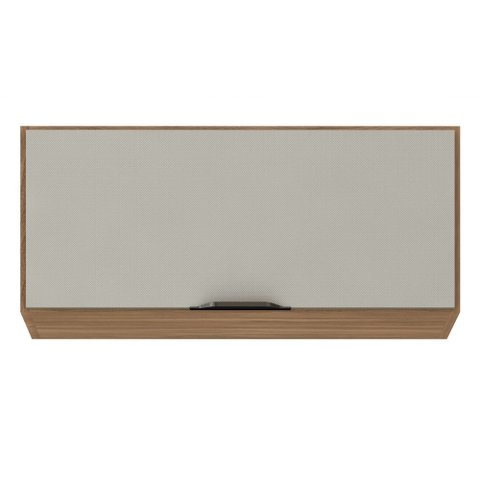 Armário Suspenso 70cm Firenze 1 Porta Basculante - Amêndola Touch/ Nude Prime Tx Demóbile