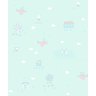 Papel de Parede - Fundo Azul - Desenhos - Rainbow Sugar - F5-5083 - 1