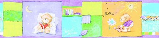 Faixa Border de Parede - Ursos - Colorida - Rainbow Sugar - F5-B5112 - 1