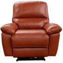 Ver mais imagens de Poltrona do Papai Reclinável Elétrica Armênia Power Touch Couro Conhaque - Gran Belo