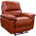 Ver imagem 1 de Poltrona do Papai Reclinável Elétrica Armênia Power Touch Couro Conhaque - Gran Belo