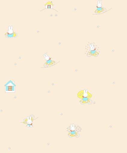 Papel de Parede - Desenho de coelho - Rainbow Sugar F5-5066 - Infantil - 10x053 CM - 1