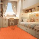 Ver imagem 4 de Carpete para Forração Quarto Infantil Forro Festa Venda M² Laranja