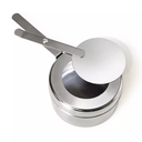 Ver imagem 5 de Rechaud Rm Retangular em Aço Inox Banho com 4 Cubas e Fogareiro 11 L Buffet