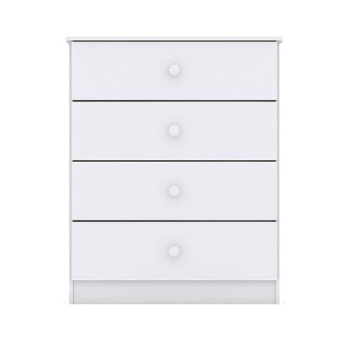 Cômoda Infantil Amarelinha Branco Brilho - Henn
