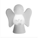 Ver imagem 1 de Luminária Abajur Anjinho da Guarda Branco Bivolt