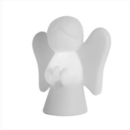 Luminária Abajur Anjinho da Guarda Branco Bivolt - 3