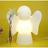 Luminária Abajur Anjinho da Guarda Branco Bivolt - 4