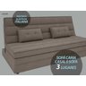 Sofá-Cama Casal Laguna 1,87M Velosuede - NetSofás - 2