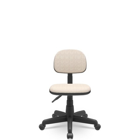 Cadeira Secretaria Giratoria Bolt - Tecido J.Serrano - Marrom/Bege