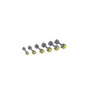 Ver imagem 3 de Halter Pu Lightning Bolt 7kg