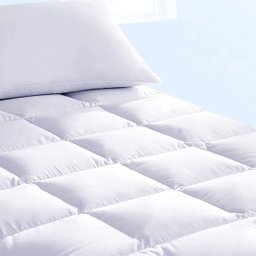 Pillow Top Solteiro 100% Fibra Siliconada 1600g/m² - Tecido Percal Algodão - Muito Mais Conforto Fas - 1