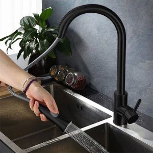 Torneira Goumet Pull Down Monocomando Misturador Água Quente Bancada Cozinha