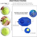 Ver imagem 5 de Base Treinamento Tennis Treino Individual Bolinha com Elastico Aparelho Fixo Pratico Portatil