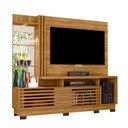 Ver imagem 1 de Estante Home Theater para Tv até 60 Polegadas com Espelho e Luminária Led Frizz Plus com Pés Madetec