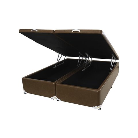 Cama Box Baú Castor King Premium Caramelo 180x200x35cm