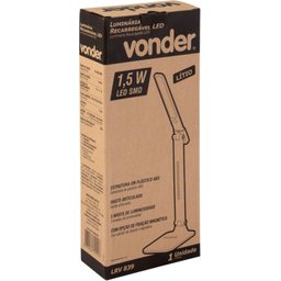Luminárias Recarregáveis Lrv 839 Vonder - 6