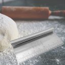 Ver imagem 1 de Espatula Inox P/ Massas Legumes Pizza Pão com Regua 22 Cm [f102]