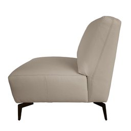 Poltrona de Couro Vintage Nude - PR Móveis - 8