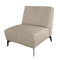 Poltrona de Couro Vintage Nude - PR Móveis - 2