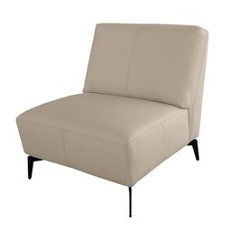 Poltrona de Couro Vintage Nude - PR Móveis - 1