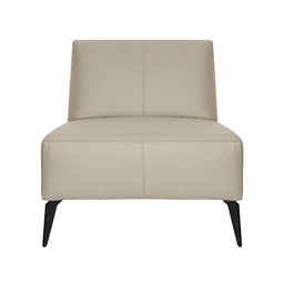 Poltrona de Couro Vintage Nude - PR Móveis - 6