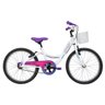 Bicicleta Infantil Aro 20 Caloi Ceci Branca com Cestinha Freio V-brake - 1