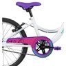 Bicicleta Infantil Aro 20 Caloi Ceci Branca com Cestinha Freio V-brake - 3