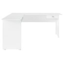 Ver mais imagens de Escrivaninha Mesa para Escritório em L Cannes Branco