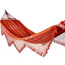 Ver imagem 1 de Rede Grande De Dormir Para Casal King 4,70m Várias Cores:Laranja