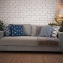 Ver imagem 2 de Kit com 4 Capas para Almofadas Decorativas Abstrato Conchas