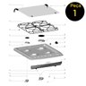 Tampa Vidro Plana Fogão Electrolux 4 Bocas 56spb - 70003477 - 2